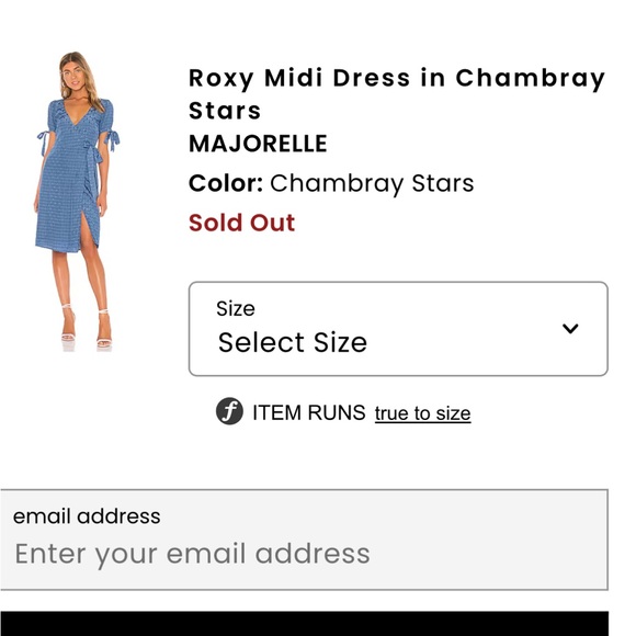 Gently worn Majorelle Roxy Midi Dress XS - Picture 5 of 5